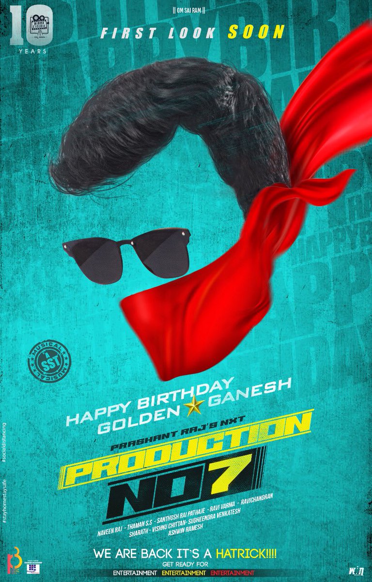 iamprashantraj's tweet photo. WE ARE BACK!!! It’s a HATRICK!!! 🎥🔈🔈 It will be A 3times the ENTERTAINMENT FOR SURE THANKS FOR THE LOVE U ALL HAD GIVEN #Zoom &amp; #Orange pls shower the same LOVE N SUPPORT , ನಿಮ್ಮ ಶುಭ ಹಾರೈಕೆಯಿರಲಿ ✌🏻🙏🏻 #G🌟 #OmSairam #HappybirthdayGoldenstar  @Official_Ganesh @MusicThaman https://t.co/Rl3s1xw3vE