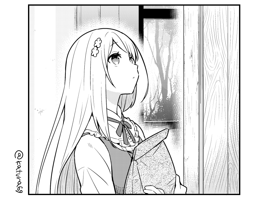 #イケナイ教 8話より、
木箱の木目を数えるシャーロット(嘘ですすみません)
もくもくと木目を描くのが楽しかったです。

ぜひ読んでい頂けるとうれしいです!
■コミックPASH!
https://t.co/zWAYbpUa26
■ニコニコ静画
https://t.co/8yYD2Zv5ea 