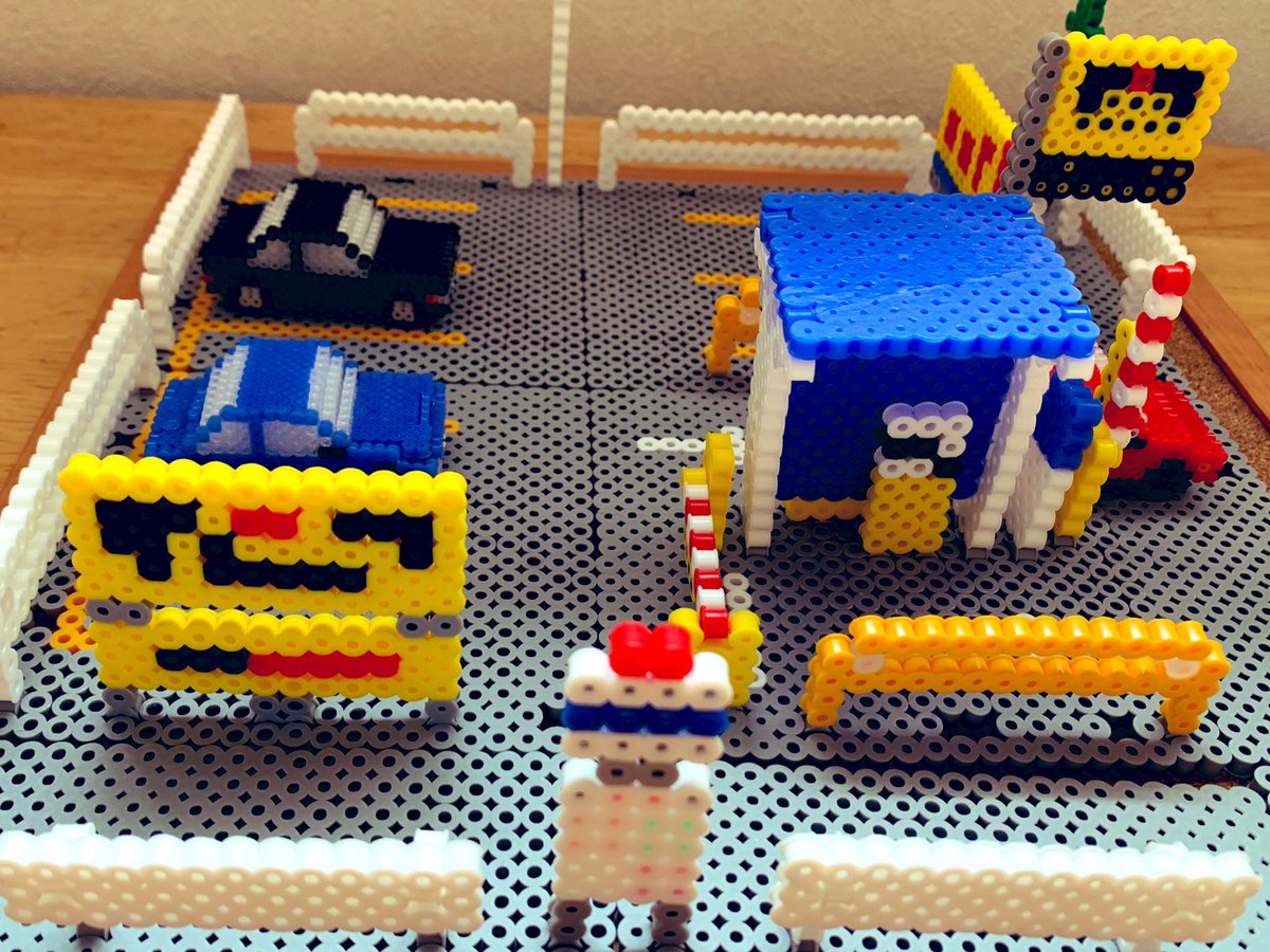 コインパーキング♪ #アイロンビーズ #パーラービーズフォトコンテスト2020