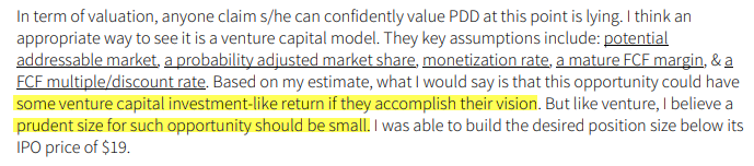 7/ valuation & sizing