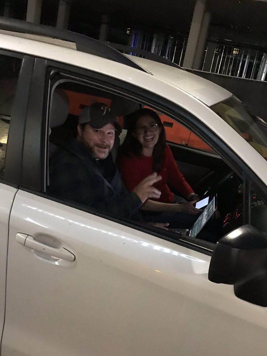 annecweather's tweet photo. When you’re walking in your neighborhood and casually run into your BFF’s! Kevin says, “say news!” @audreytweil #TwitterlessKevin #GoTeamGo #Fox12Unstoppable working hard for the 10 o’clock news. https://t.co/5vlpaSCwSb