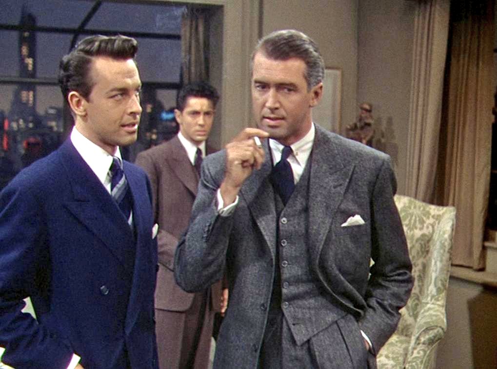 -“Come Live with Me”, 1941.-“Pot o' Gold”, 1941.-“Ziegfeld Girl”, 1941.-“It's a Wonderful Life”, 1946.-“Magic Town”, 1947.-“On Our Merry Way”, 1948.-“Call Northside 777”, 1948.-“Rope”, 1948.-“You Gotta Stay Happy”, 1948.-“Stratton Story”, 1949.-“Malaya”, 1950.