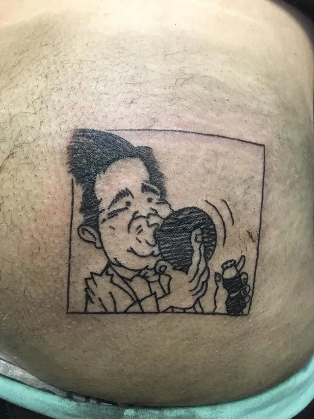 Oh, and he also got an ass tattoo of Simon Bridges doing a nang: (12/x)