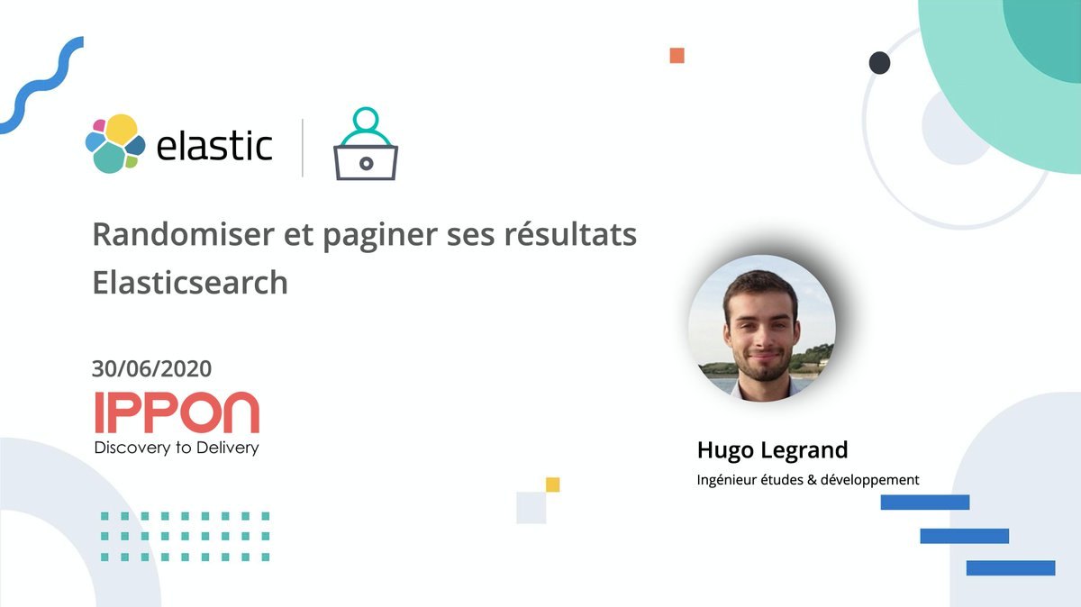 🎥 Meetup ElasticFR Virtuel 50 : Randomiser et paginer ses résultats #Elasticsearch par <a href="/hugoggy/">Hugo LEGRAND</a> de <a href="/ippontech/">Ippon Technologies</a> 👉🏼 elastic.co/fr/videos/rand…