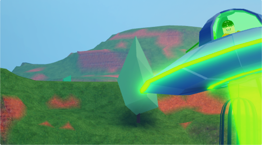 Badimo On Twitter Our 2nd Vehicle Is Now Here In Jailbreak The Revamped Ufo Is Awesome It Flies Higher Has A Rope And Rotates In The Sky While You Fly Free - free ufo roblox