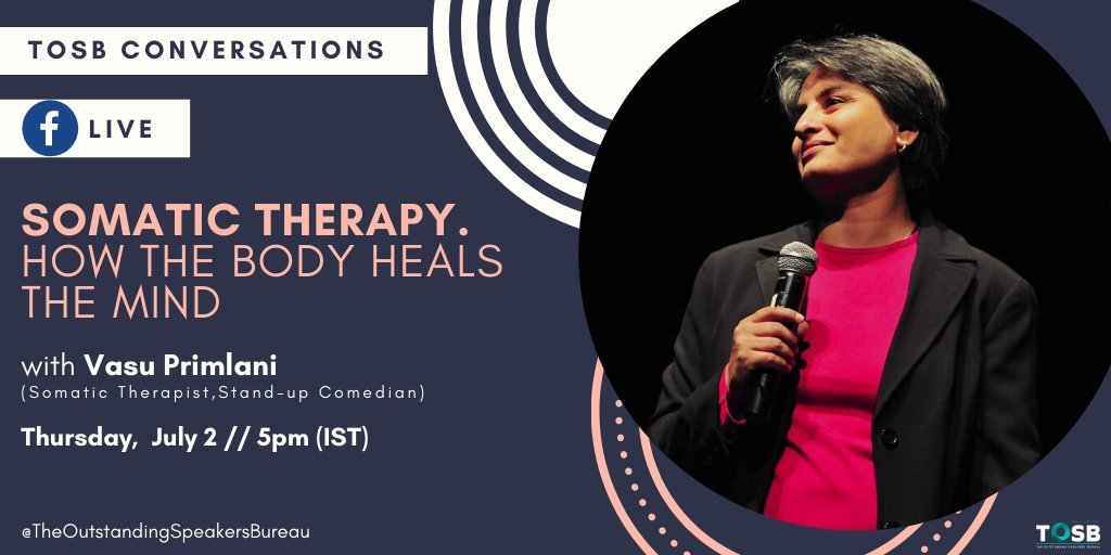 FEW HOURS TO GO!
Does trauma live in the body? And if so, are our physical ailments related to our #psychological past? How can a body-centered therapy heal the mind? 

Join the conversation #Today with #somatictherapist 
<a href="/VasuPrimlani/">Vasu Primlani</a>
 here: bit.ly/2BOpjSg