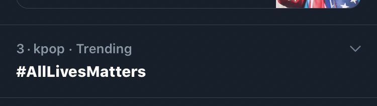maryambarokah's tweet photo. when i saw #AllLivesMatters trending i was like WTF
but then i saw kpop on top of it and i was like what have they done this time- https://t.co/wHc0xp168u