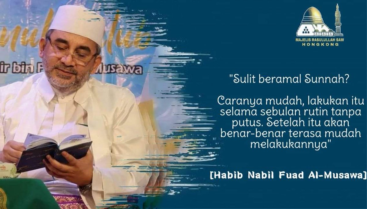 nabiel_almusawa's tweet photo. Bgm caranya agar bs konsisten dlm amal2 sunnah (Tahajjud, Dhuha, Senin-Kamis, Tilawah, Shalawat)..? Caranya mudah anakku, lakukan itu selama 1 bulan, rutin tanpa putus.. Itu sj yg beratnya.. Setelah itu akan terasa ada yg kurang jk tak dilakukan.. Mudah kan..? Coba Yuuk anakku..? https://t.co/r5anGbEp5R