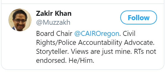 Speaking of, interesting thread from CAIRS Oregon chair tonight