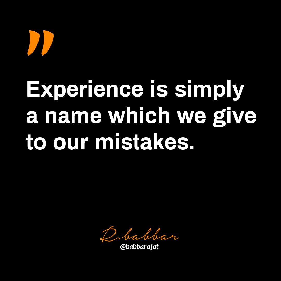 babbarajat's tweet photo. We are always taught not to commit mistakes and be perfect but no one talks about using the mistakes for our own advantage. Greatest discoveries have happened due to mistakes.🎯
Don't be harsh on yourself, it's ok to commit mistakes. It's a sign that you are learning 😇 https://t.co/6gA3IojMHi