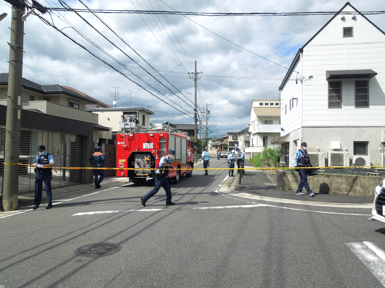 名古屋市名東区の殺人事件の現場の画像