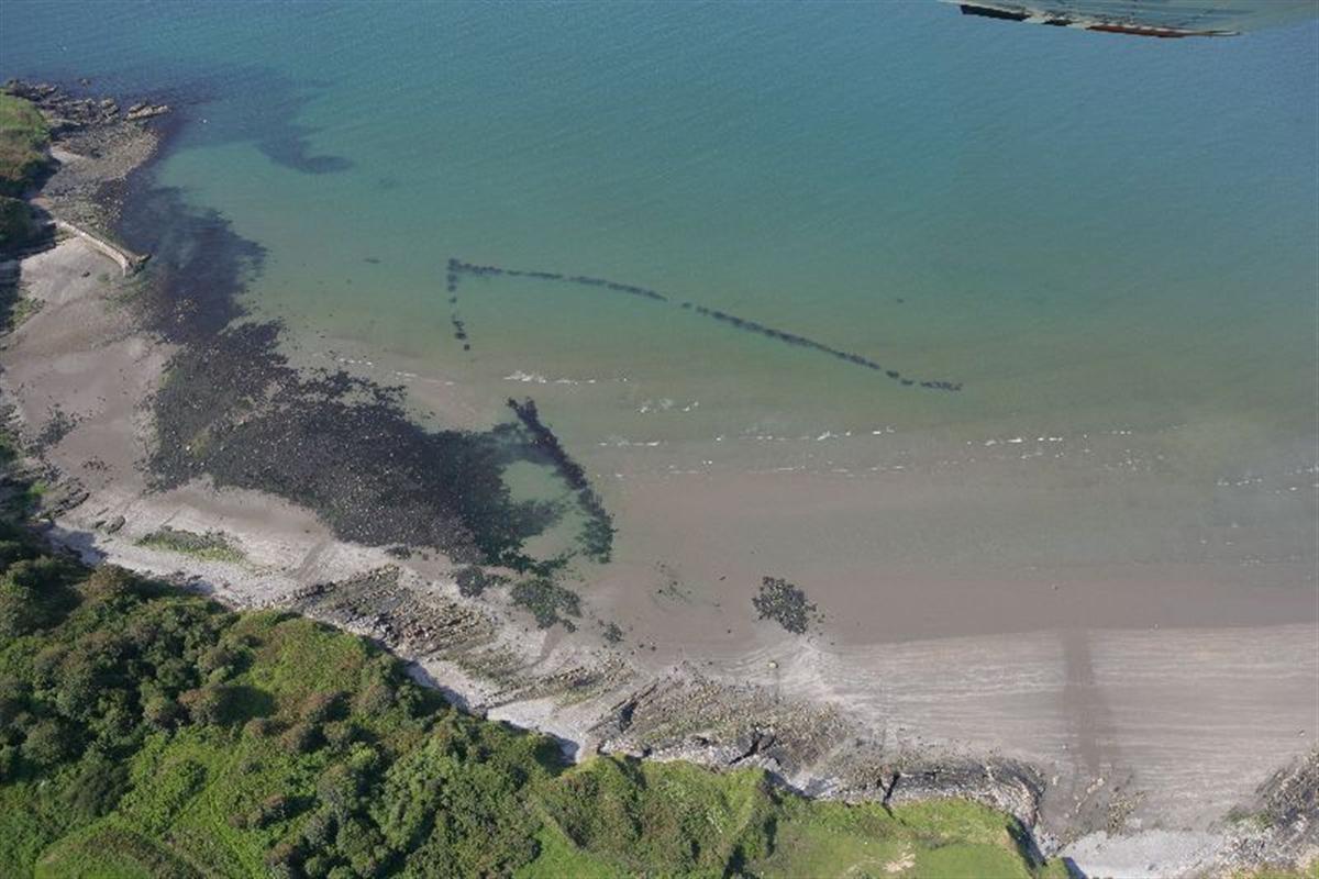Stretching more than 276m (905ft) along the Pembrokeshire seabed, the gigantic V-shaped stone structure at Poppit Sands was used to catch fish without the need for a boat or rod.Built during the Norman Conquest, it may have fed the Tironensian Monks at nearby St Dogmaels.