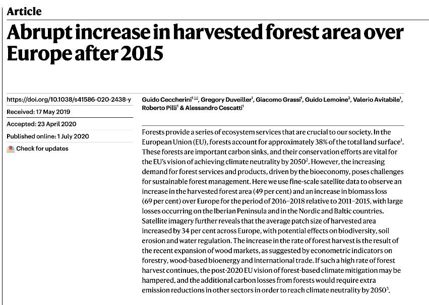 Yesterday  @guardianeco &  @newscientist ran this story based on a  @nresearchnews article - alarming headlines based on "satellite data". No-one involved in these stories or research seems to have checked to see if these findings made sense ... (thread)