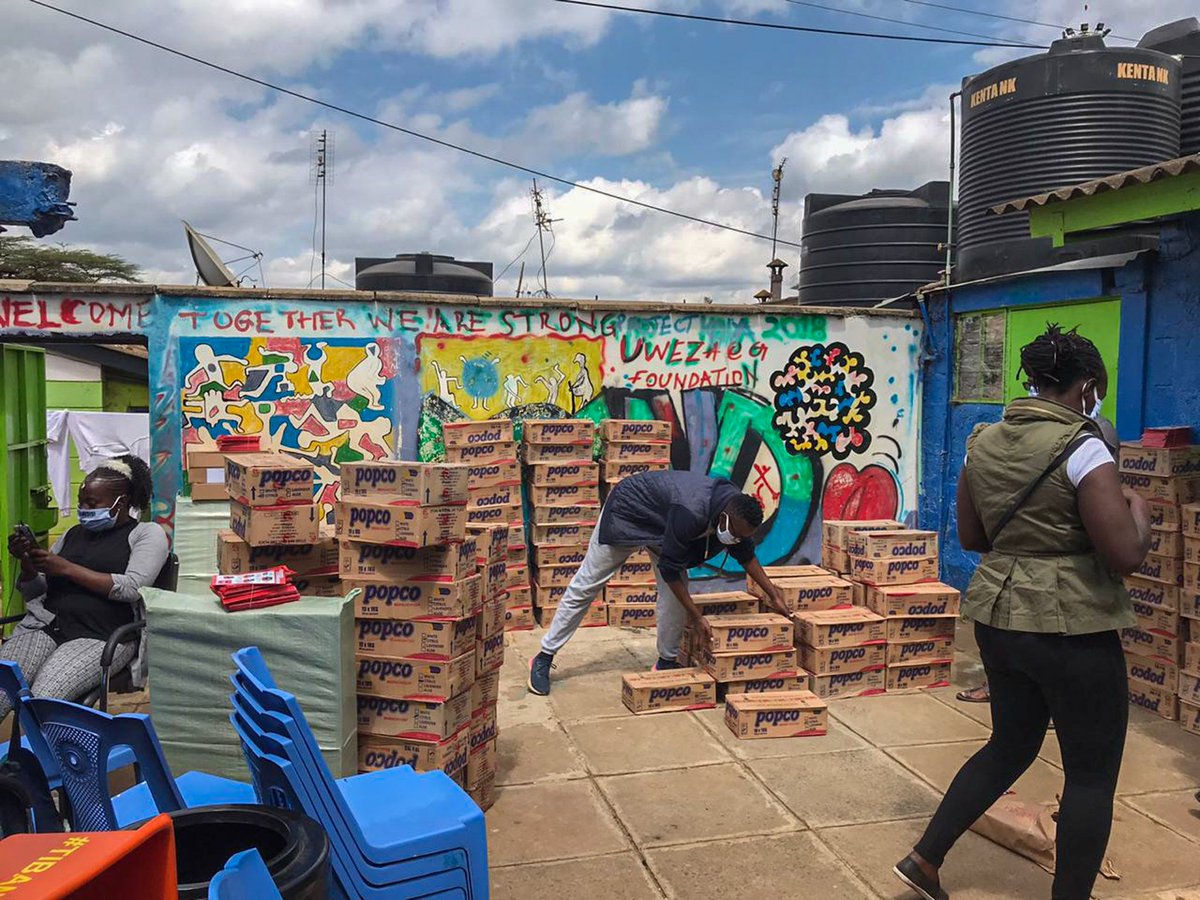 As part of our ongoing programs in East Africa to help build resilience among communities most affected by COVID-19, we partnered with @SafeHandsKenya and @UwezaKenya to distribute soap in Kibra. We will continue to work with great community organisations to help fight #COVID19KE