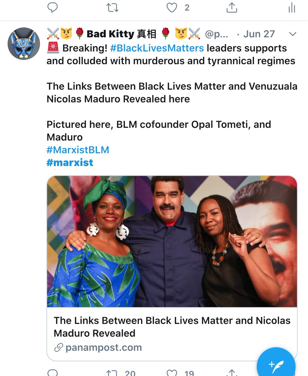 Now recall, BLM is under the same flagship as Sunrise group. The are Momentum aka resistance, Moveon, and ActBlue. https://panampost.com/panam-staff/2020/06/23/the-links-between-black-lives-matter-and-nicolas-maduro-revealed/?cn-reloaded=1