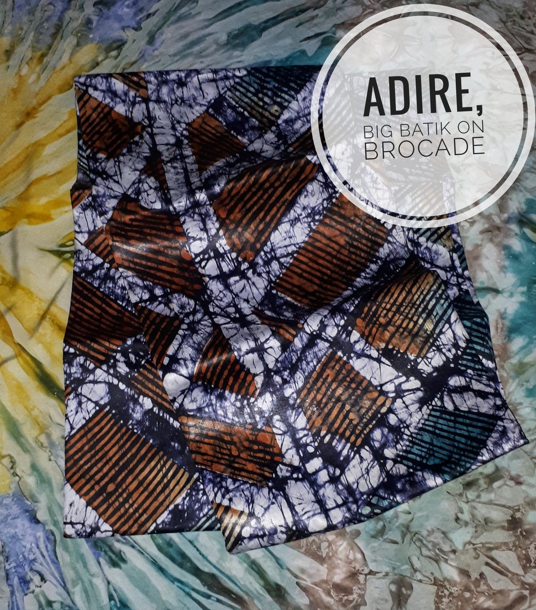 Adire on Premium soft, lush brocade fabric .Perfect for everything - trads, formal, skirts, trousers etc Yardage: 5 yards.Price: N12,000 only.To order: Send a DM/WhatsApp 07031984096 to order Nationwide/Worldwide delivery available.Please help retweet