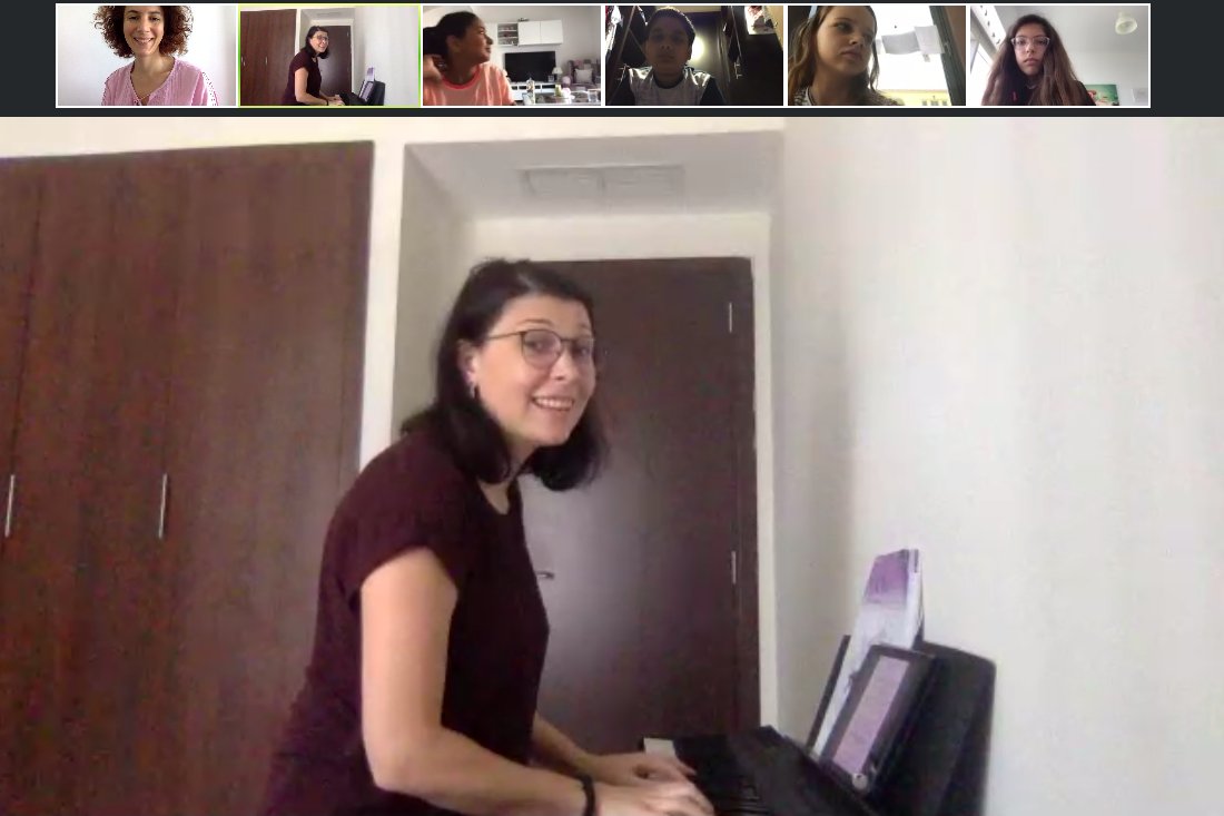 ReptonADMusic's tweet image. So nice to end the year with a fun music game and chat with Year 7 :) 
#ReptonADMusic #RADremotelearning