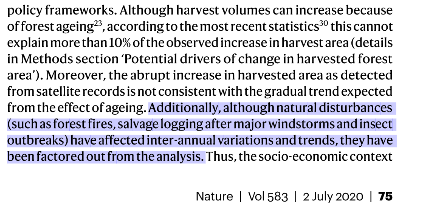 However the  @nresearchnews thinks its due to increased international trade, and seems to dismiss bark beetles. I chat fairly regularly to foresters in central Europe, they are all clear that it is the beetle that is driving up harvesting & "salvage logging"