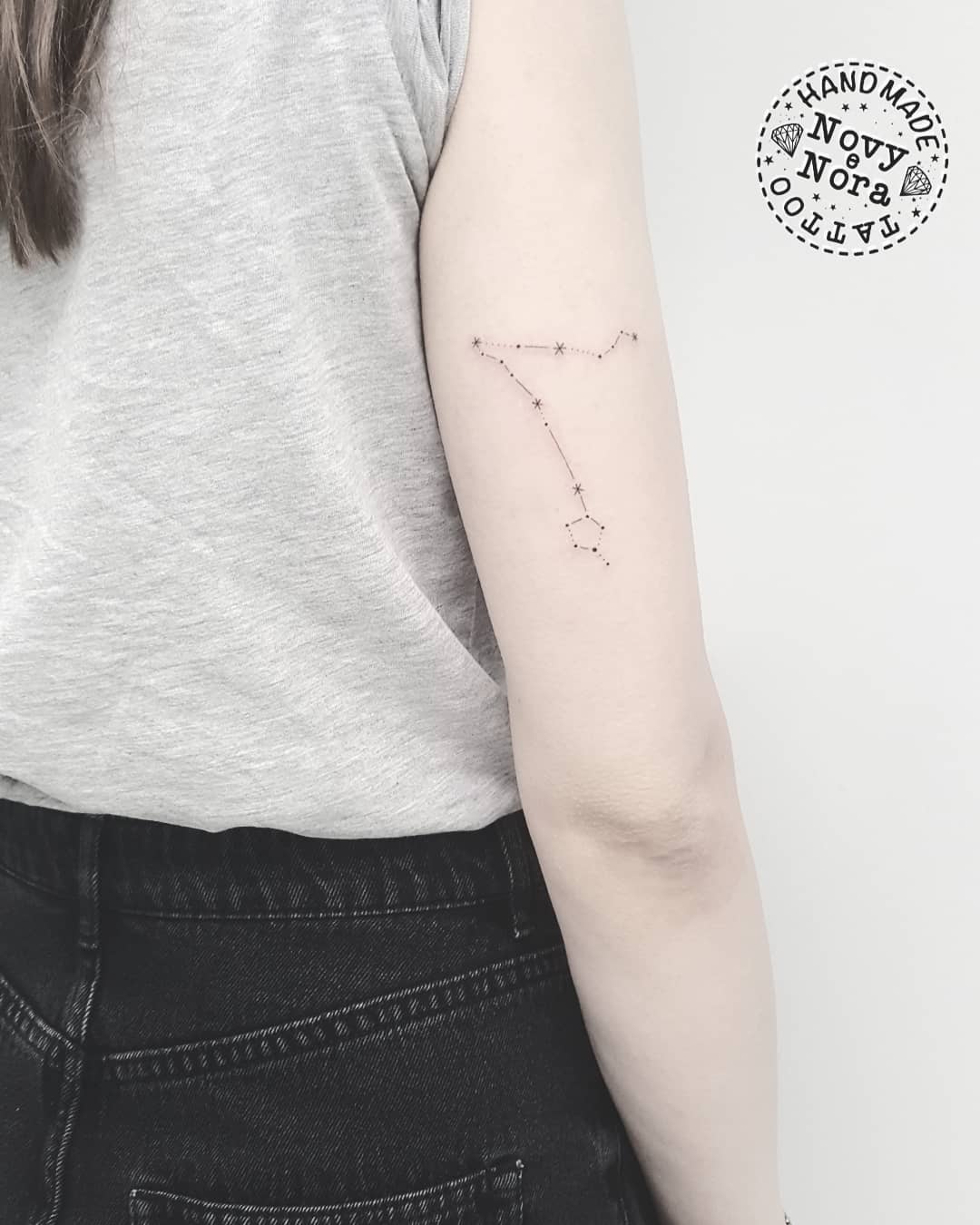 Pisces Constellation Tattoo by Alina