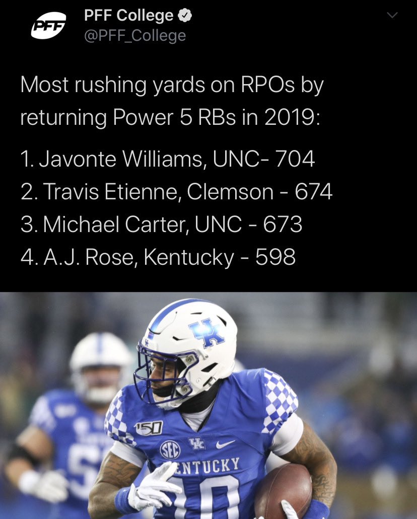 I’m gonna keep adding to these as the undeniable stats & facts continue to pour in that this could be one of (if not the) greatest Kentucky Football Teams, & Seasons EVERLet em sleep 