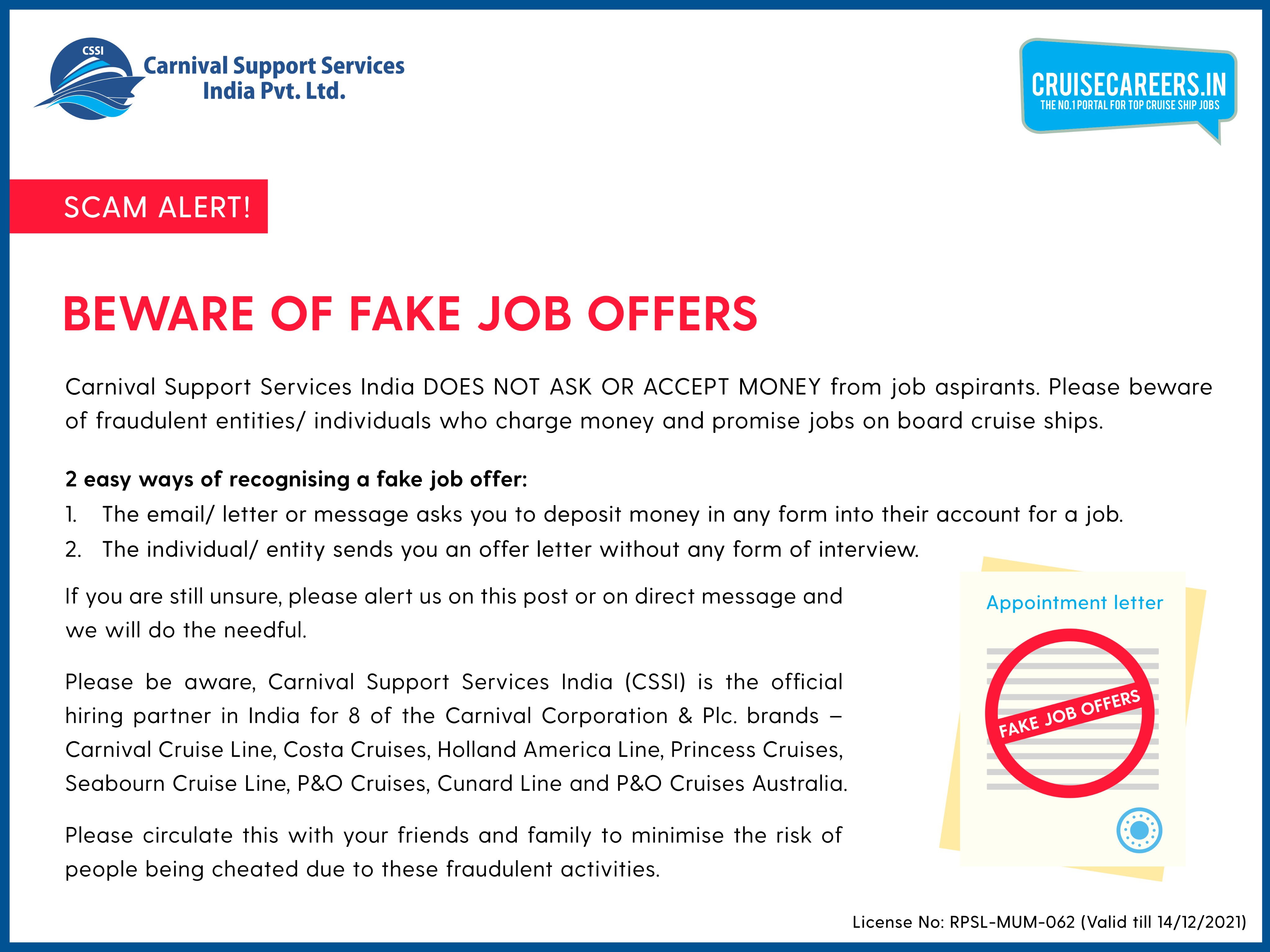 How to spot a fake job offer