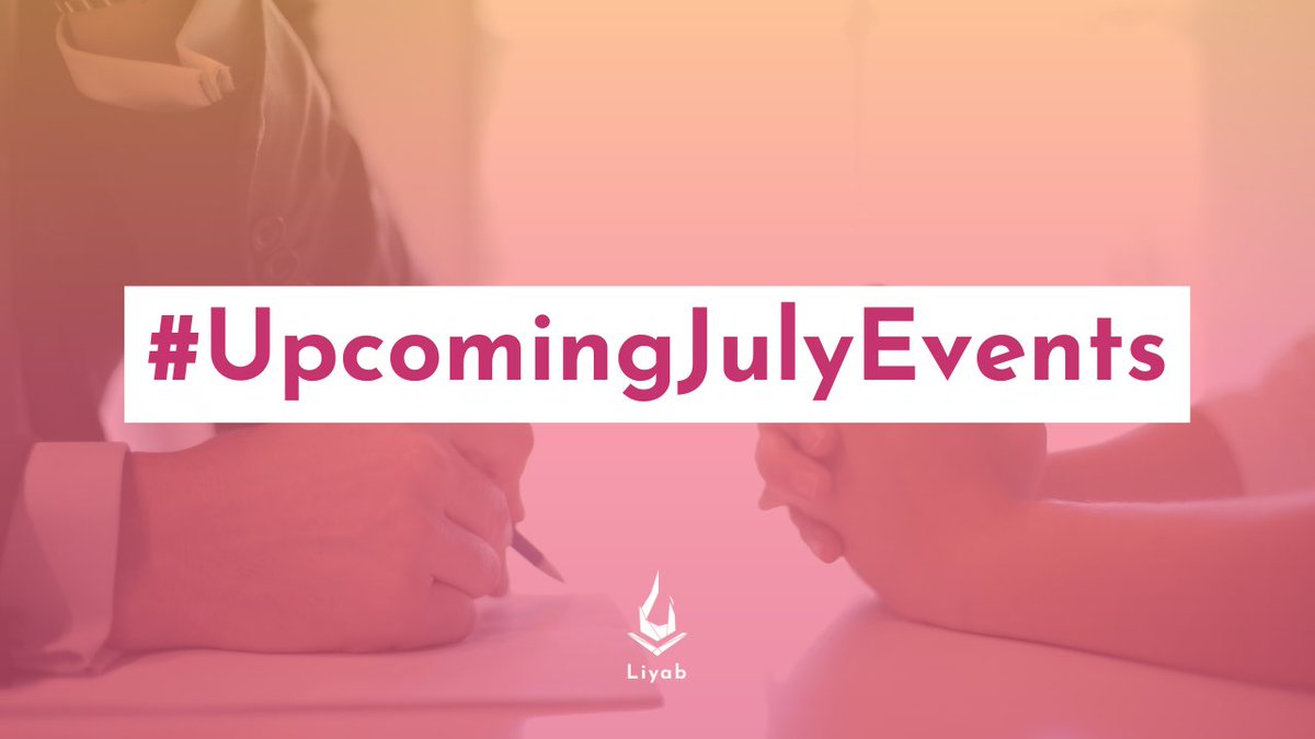 LiyabLearns's tweet image. Now is a great time to gather skills for job hunting by attending online events like webinars or workshops. Do you have any #UpcomingJulyEvents that you&apos;re looking forward to? Let us know by quoting this tweet with your answer!