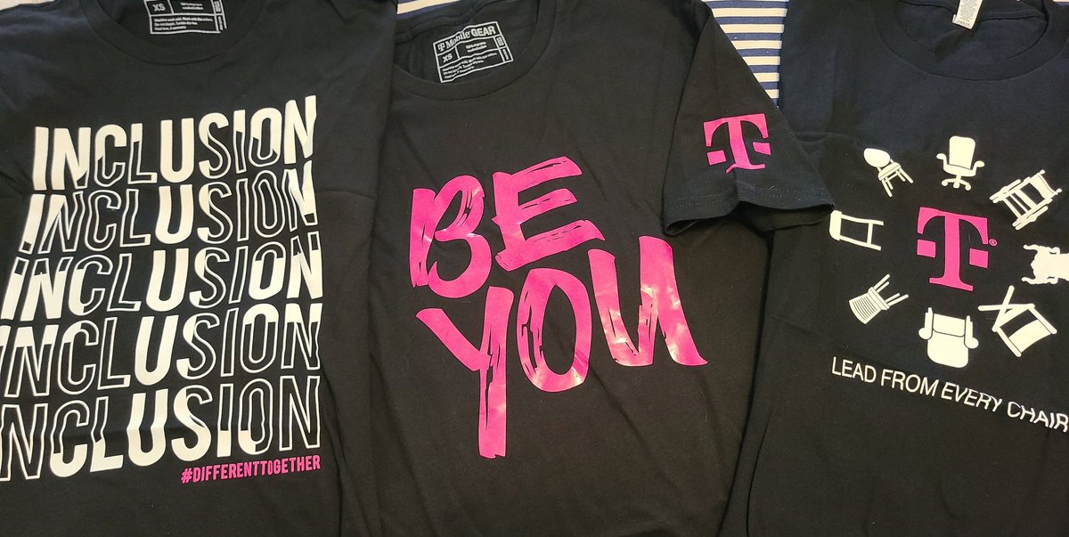 Got some new gear! I love how inclusive and empowering @TMobile is! I can't wait to see what the *new* D-South is going to achieve! #firstandfast #differenttogether