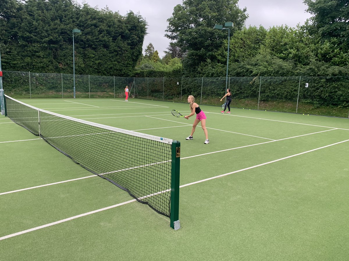 “ Let the racket do the talking!l 🎾🎾 .....Ladies squad enjoying their intense coaching &amp;  training by Matt Langlands ...  🎾 @LTACheshire <a href="/LTANorth/">LTA North</a>