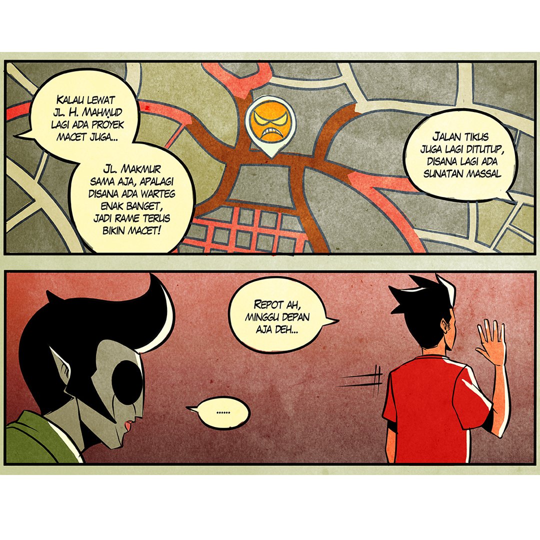 Selalu ada alasan untuk (tidak) menyelamatkan dunia.

Hari ini jalanan macet ga, gaes?