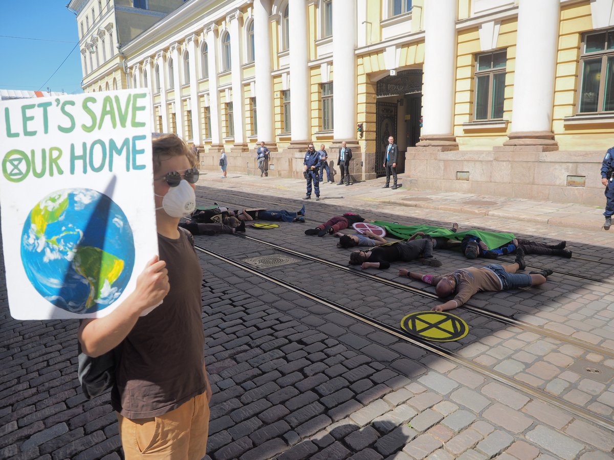 Elokapina - Extinction Rebellion Finland tweet media