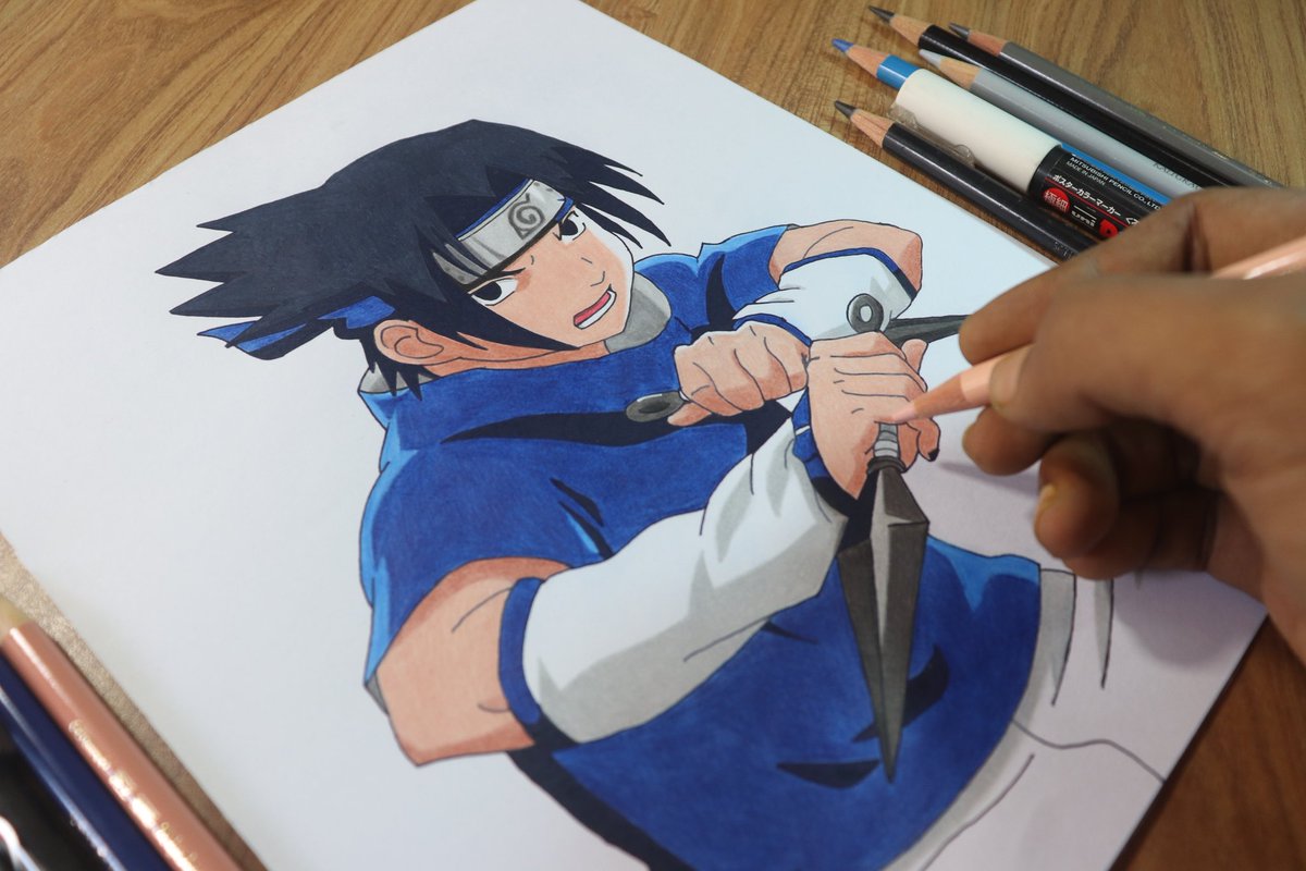 ArtwithAnwit's tweet photo. Drawing  : Uchiha Sasuke 
#sasuke #uchihasasuke #naruto #drawing #draw https://t.co/PWwbjwrT19