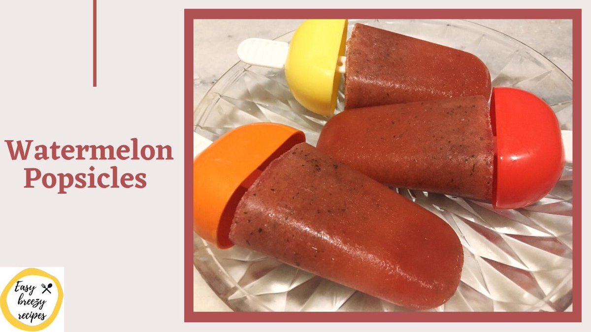 easybreezy_R's tweet photo. Watermelon Popsicles || Summer Recipes || Watermelon mint ice cream || Easy-breezy Recipes

Recipe Link - https://t.co/WOCGDVOXzV 

Do subscribe to my channel for such easy recipes 

#jammu #yummy #healthylife #ThursdayThoughts #ThursdayMotivation 

Happy  Cooking 🥘😃 https://t.co/Hg2w7EI8sy