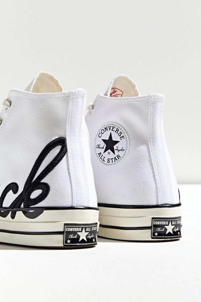 converse chuck 70 script high top sneaker