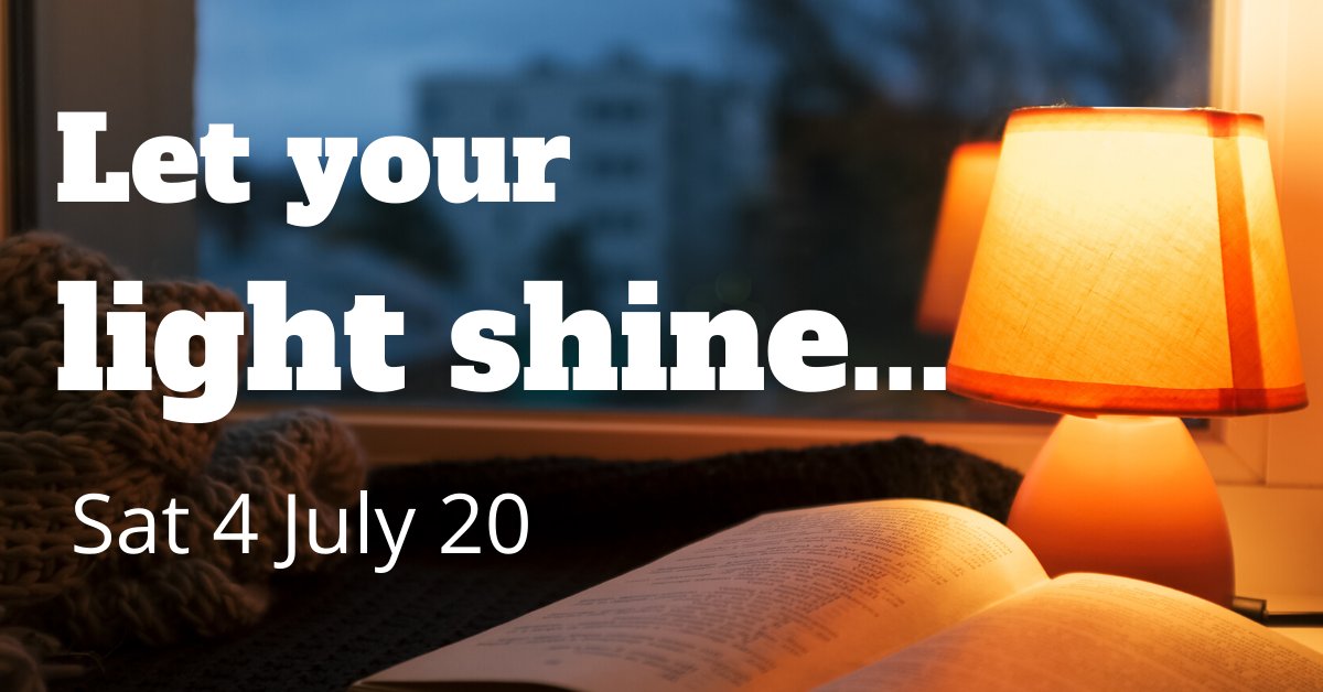 Let your light shine 💙 

On the evening of Saturday 4 July, please join us and place a light in your window in remembrance of all those who have been sadly lost to the coronavirus pandemic.

 For more information visit:  orlo.uk/ORSlv