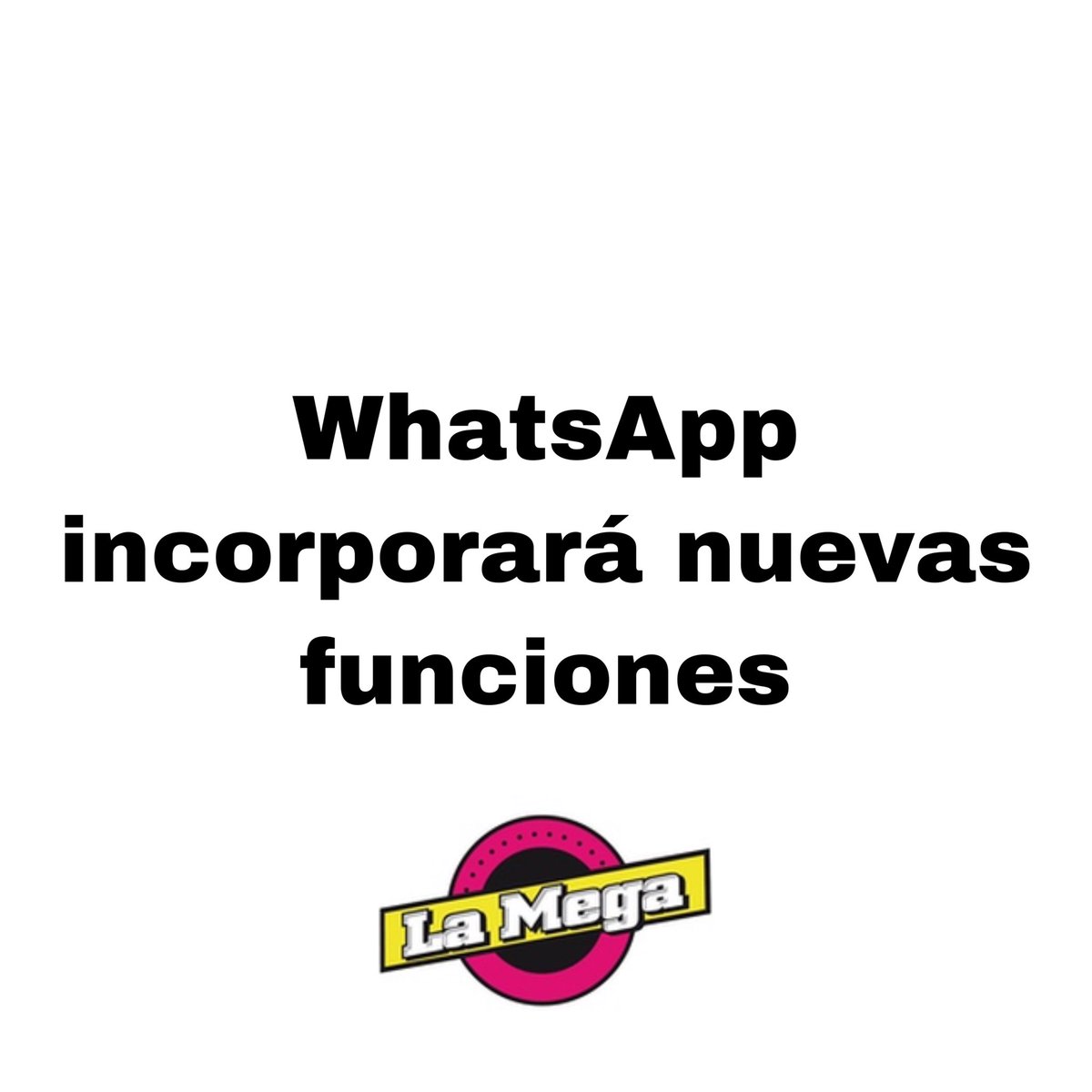 lamegaquilla's tweet photo. #NotiMega !!! https://t.co/agFotg7eLk
