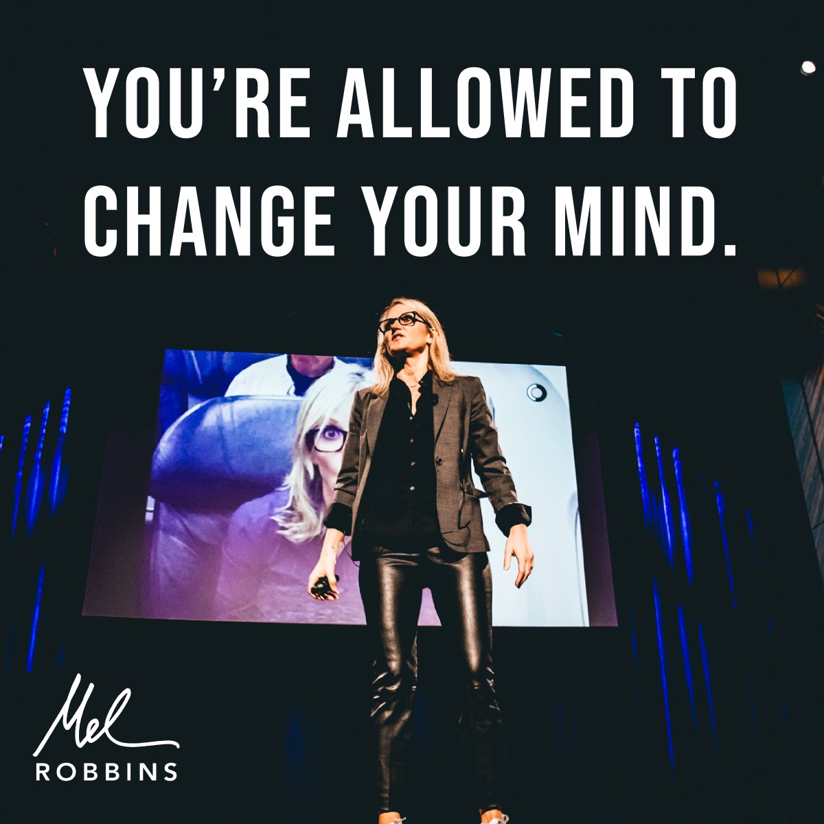 melrobbins's tweet photo. You’re allowed to move on from people who hold you back. You’re allowed to change your mind without owing anyone an explanation. What you’re NOT allowed to do is be the same person you were last year.

Your mind will change, you will grow, and those who love you will remain. 💗 https://t.co/4KIBIm3RU1
