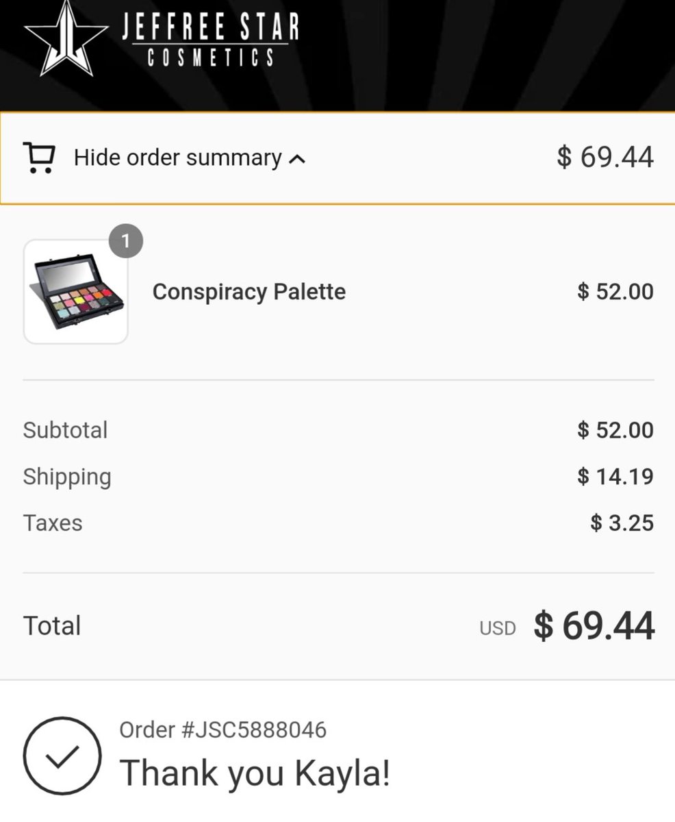 ZombaeQueen666's tweet photo. Just bought the #ConspiracyPalette in support of @shanedawson as an early birthday present to me! #standwithshane https://t.co/2GOu209avu