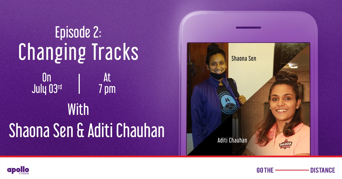 ApolloXSports's tweet photo. Thank you for sharing your love and support for Episode 1 of our Instagram Live #ChangingTracks. In our next episode we bring to you our #GoTheDistance Heroes Shaona Sen and Aditi Chauhan. Join us live at 7PM on the 3rd of July, and pose all your questions to these game changers. https://t.co/PnkkXOoz7d