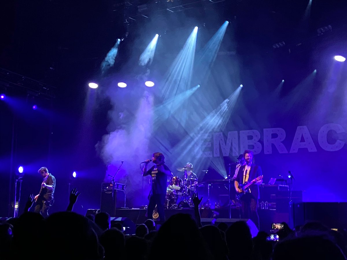 jonfl's tweet image. Last gig before lockdown. @embrace at Leeds Arena #LetTheMusicPlay