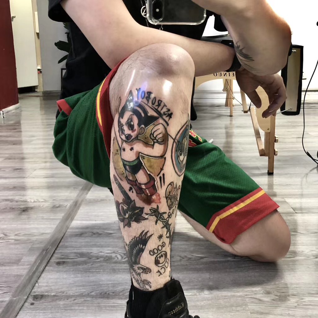 福州刺青师on Twitter 妈的腿肿了