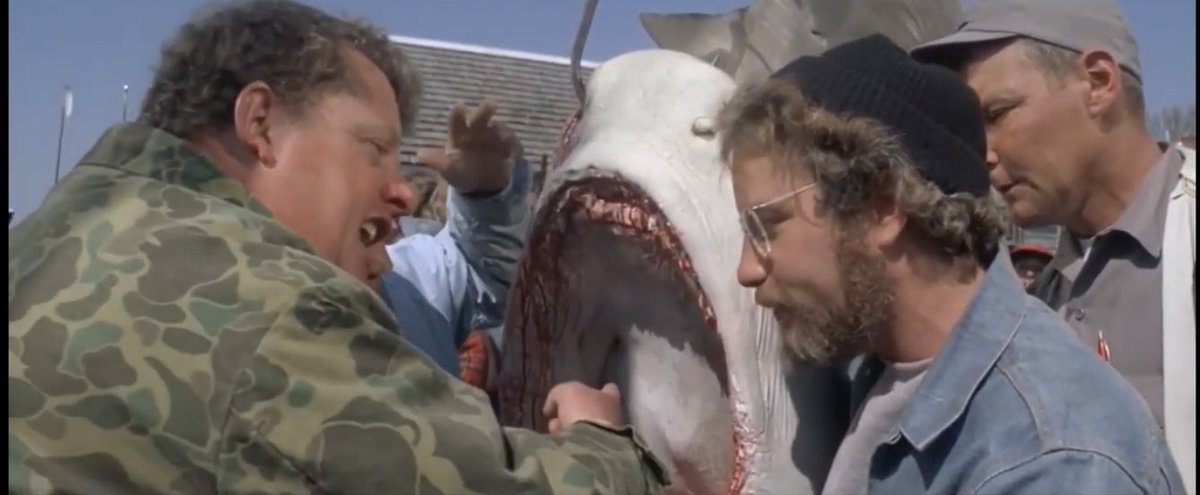 MayorLVaughn's tweet image. On this day in Amity History we had in fact caught and killed a large predator that was supposedly injured some bathers. July 2nd will forever be remembered as #FishermanAppreciationDay here in Amity. 
#ThankYouHeroes #BeachesOpen