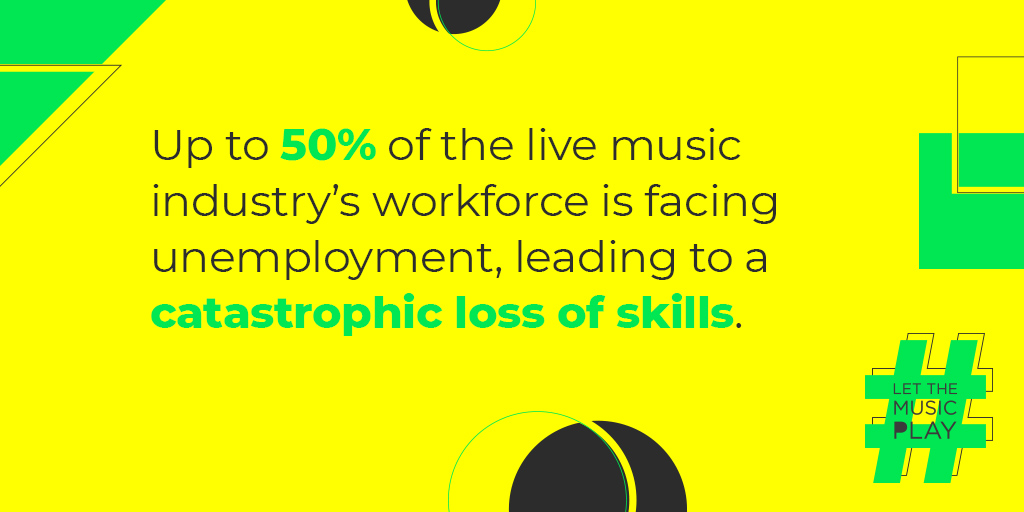 I've been feeling a lot of despair lately, and these figures are the reason why. I'm one of the freelancers working with festivals. It's hard work, and often underpaid compared with other industries, but we do it because we love it.