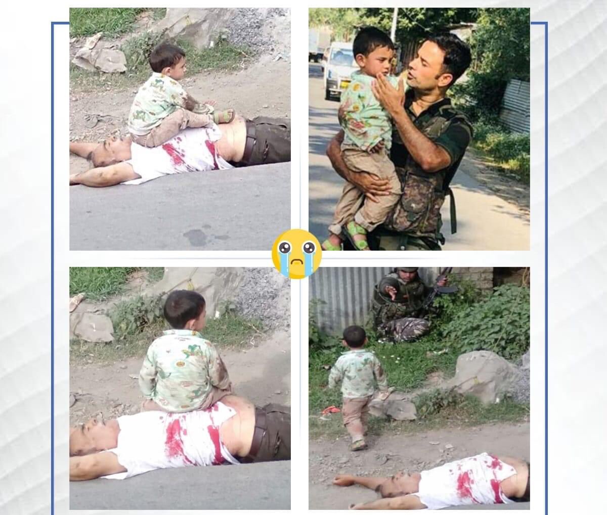 jadijawad1's tweet photo. #KashmiriLivesMatter Shame on Us as a Muslim, Just because he is #KASHMIRI child. #Save_Kashmir #Save_Humanity #Save_Muslims https://t.co/YyRuXwMWj3