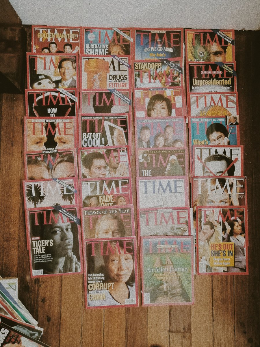 Sourdanes's tweet photo. Do you guys know if these Time magazines and National Geographic magazines have value? https://t.co/If4GMbdu1W