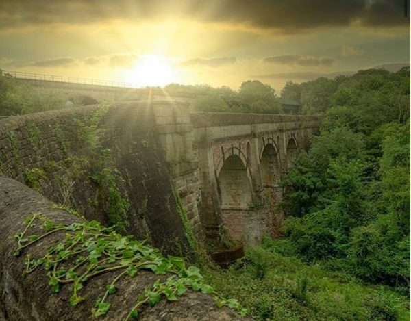 StockportMBC's tweet photo. Wow! We would never get tired of looking at this view of Marple aqueduct😍

Gorgeous photo by mcrurban on Instagram📸 https://t.co/Yuq2ErWm8a