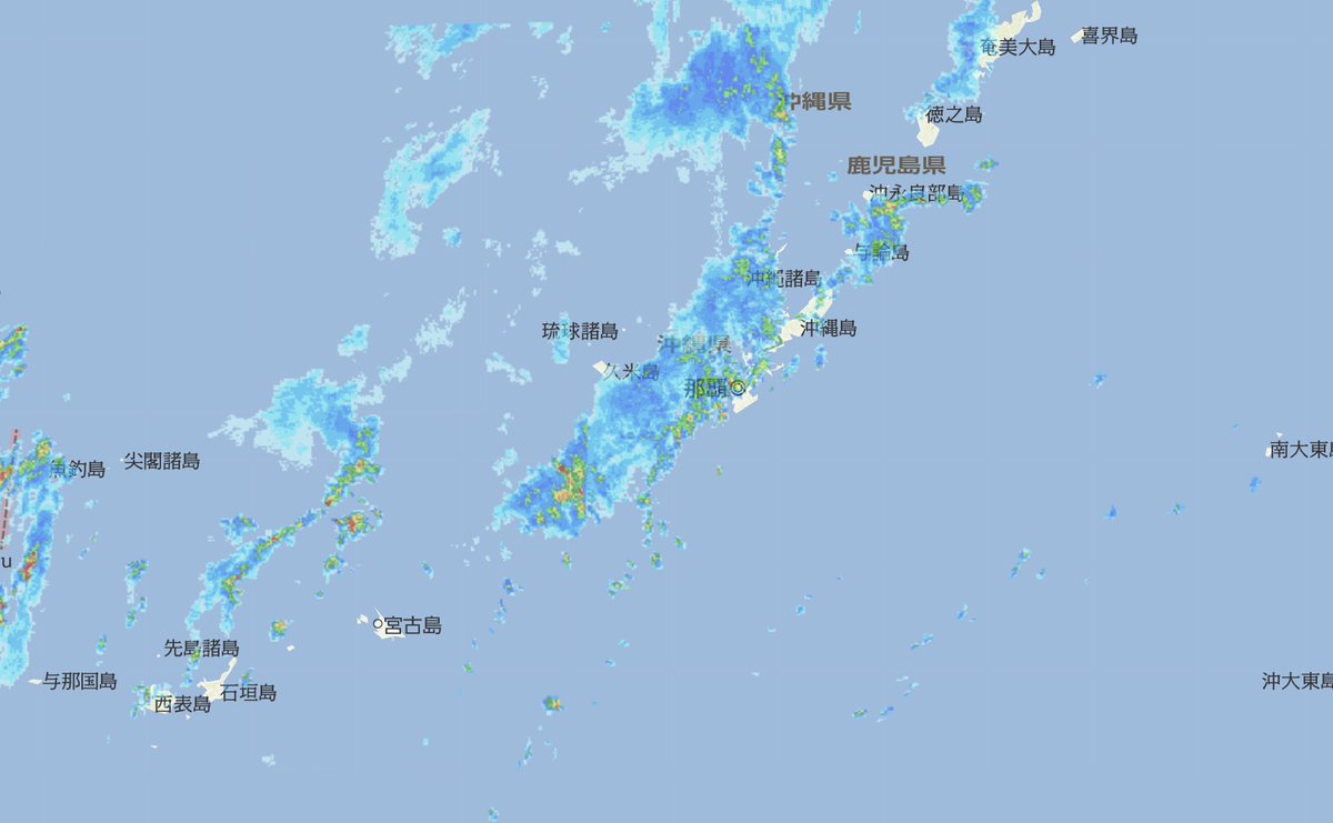 レーダー 沖縄 天気 沖縄気象台