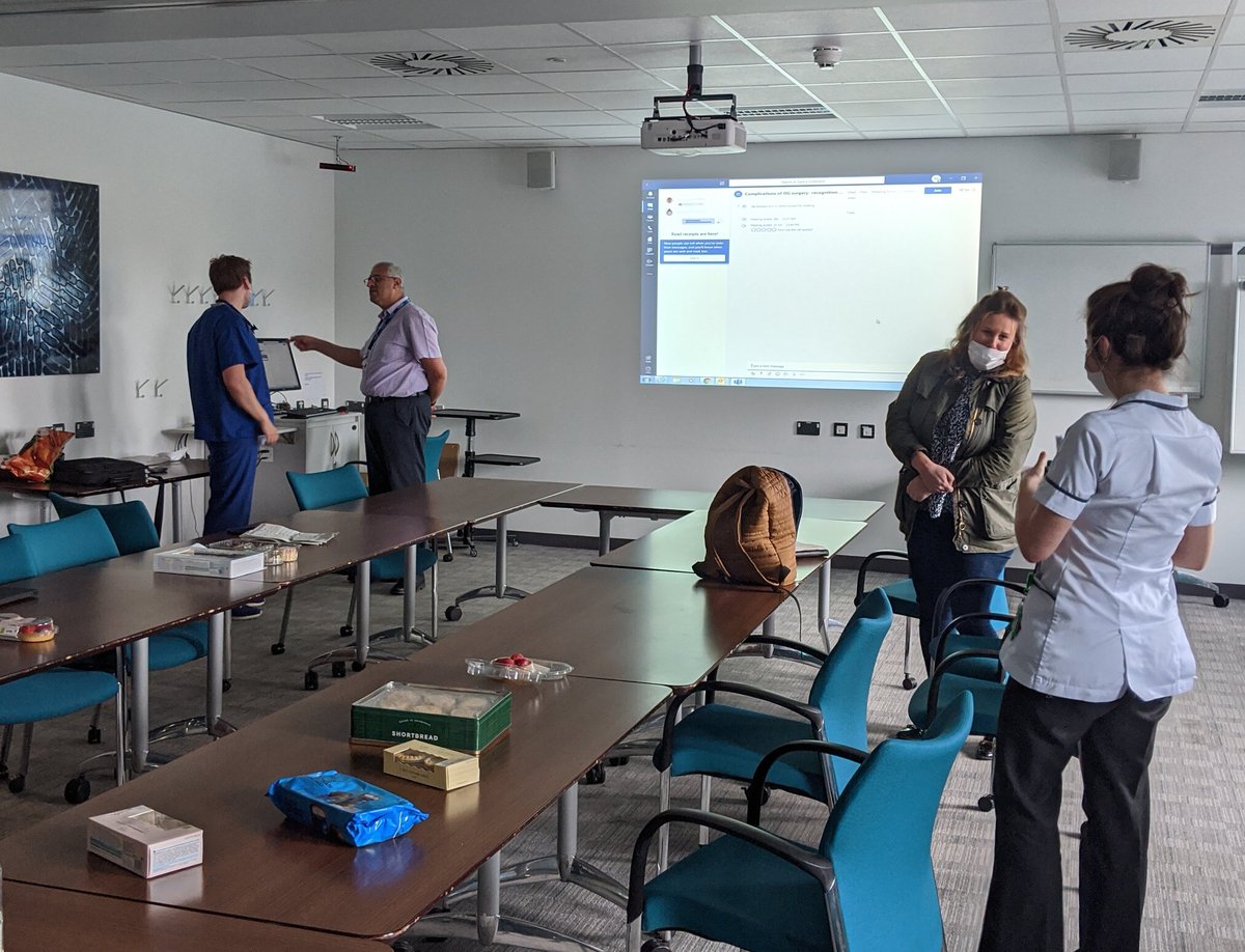 Just sat in on an excellent local oesophagogastric complications teaching for juniors &amp; ACPs by <a href="/yanni_fady/">Fady Yanni</a> at @SalfordRoyalNHS