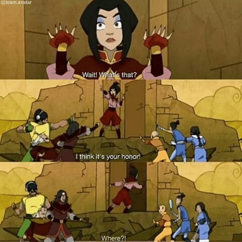 When people say they enjoyed the live-action "Avatar The Last Airbender"... #atla #AvatarTheLastAirbender #meme #comedy #HONOR