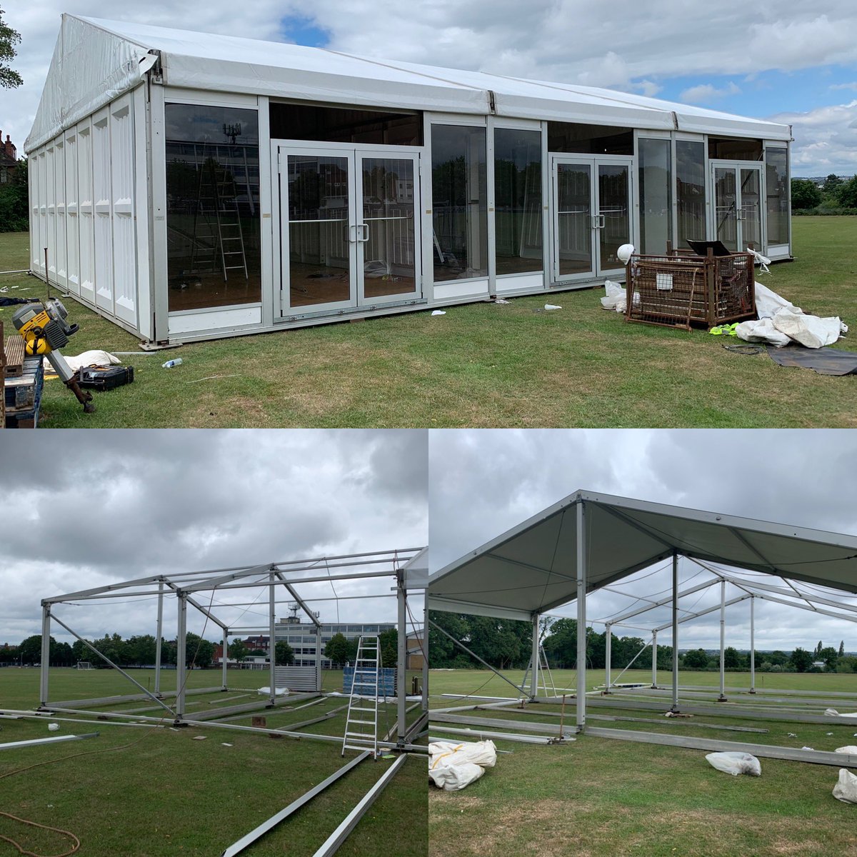 It’s coming together at #fortismereschool. #tt_tents building 3 classroom units to help get children back in to school. If we can help you please contact 01256397551 sales@tttents.co.uk  #school #backtoschool #marquees #temporarystructures #temporaryclassrooms #socialdistancing