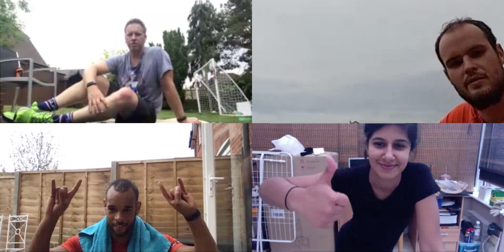 DavidAyre_ACG's tweet photo. For the past couple of months, each week a few of us at @ACGarchitects do a little bit of video #CrossFit to stay fit and to keep in contact. It's also where I try and play PT...
Perhaps in another life?!
#exerciseatwork #mentalhealth #fitness #homewod https://t.co/oM82izHIOz